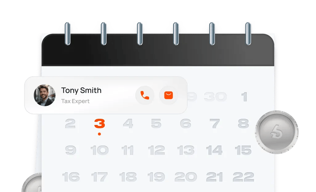 Calendar Appointment With Tax Expert Mobile