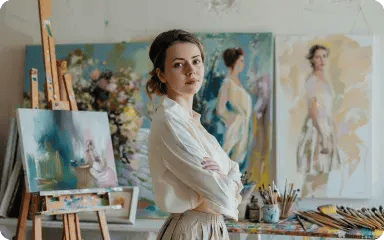 Woman Painter