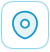 Blue Location Pin Map Icon