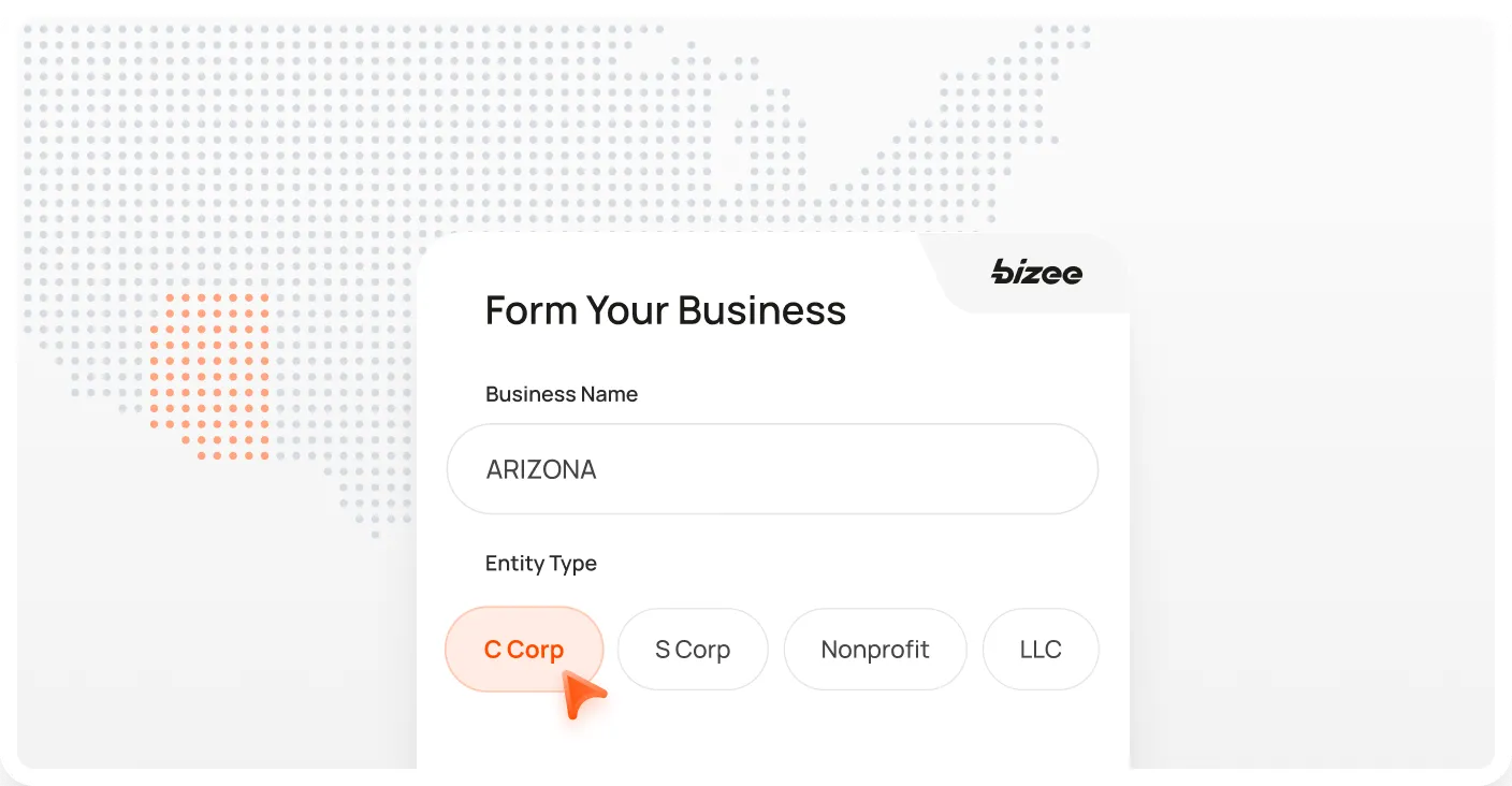 Arizona Corp Map
