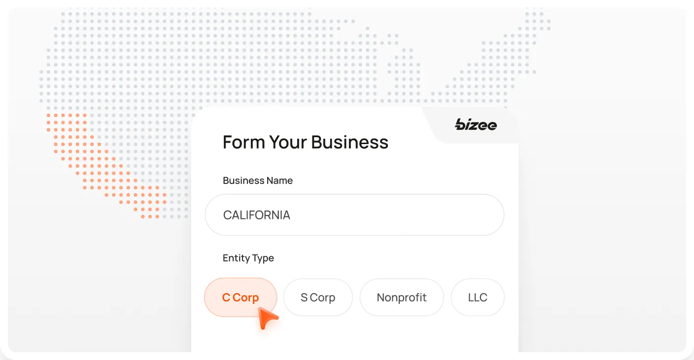 California Corp Map