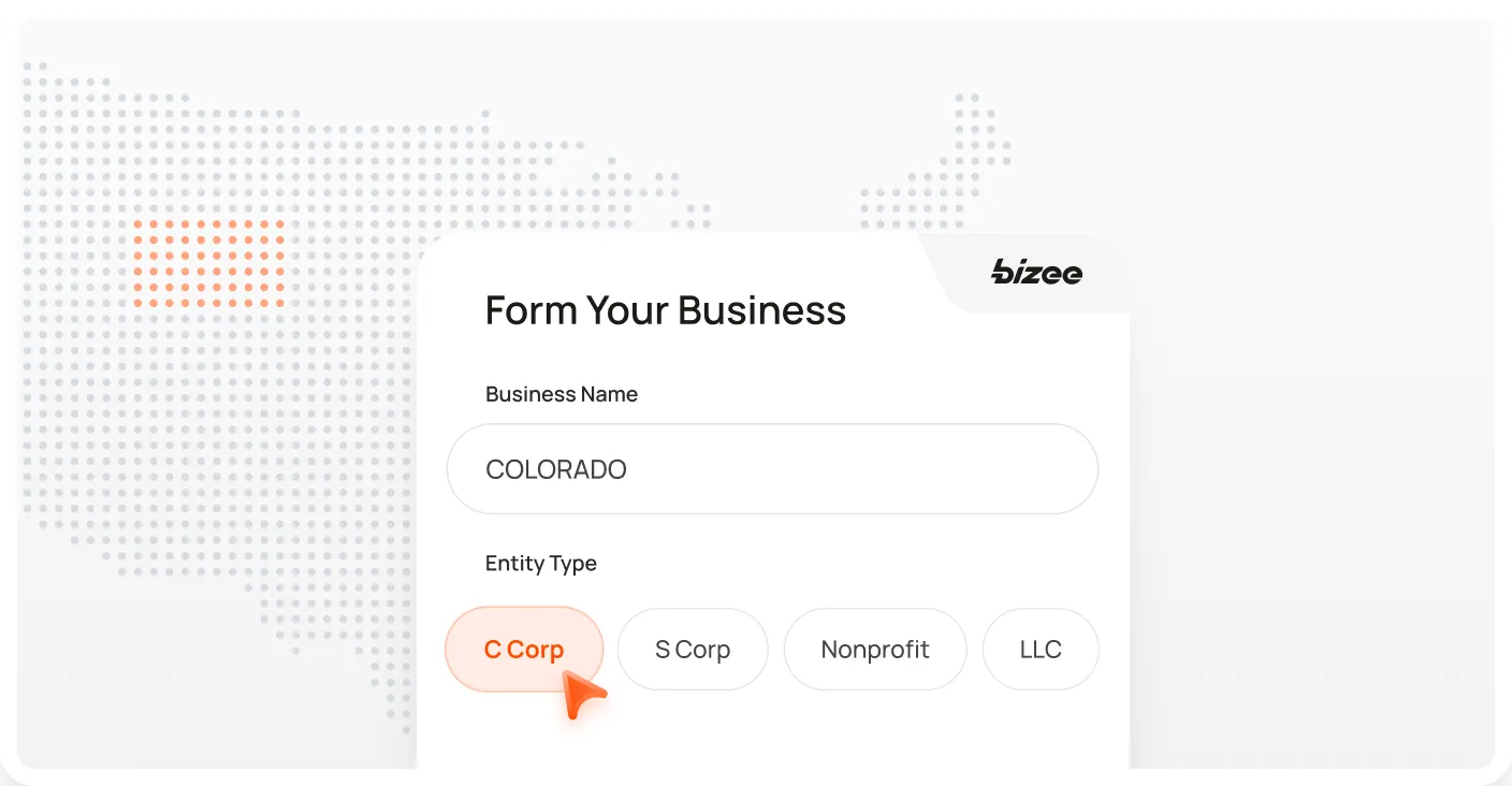 Colorado Corp Map
