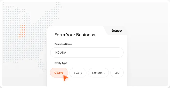 Indiana Ccorp Map