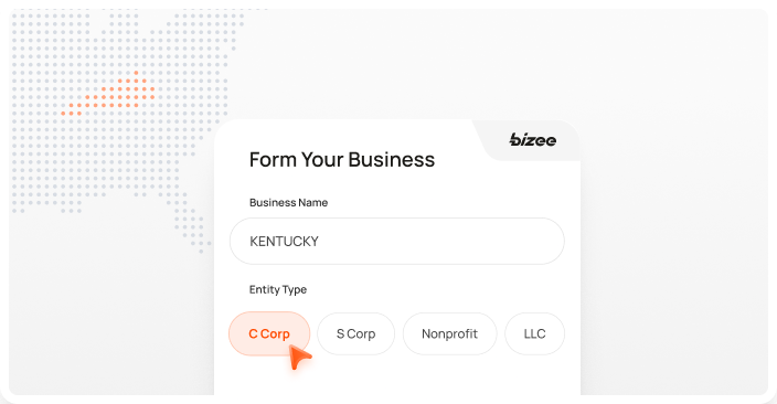 Kentucky Corp Map