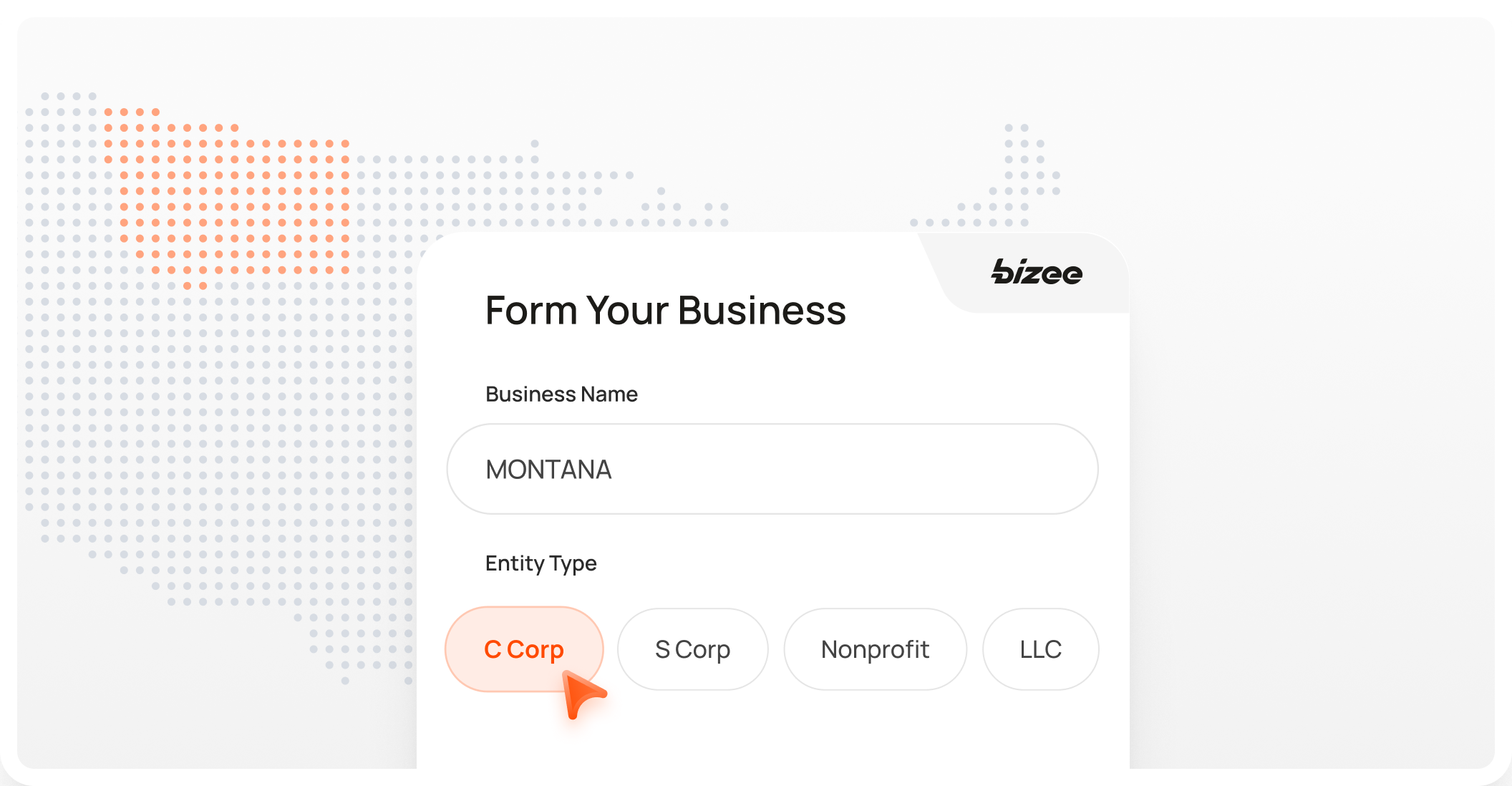 Montana Corp Map