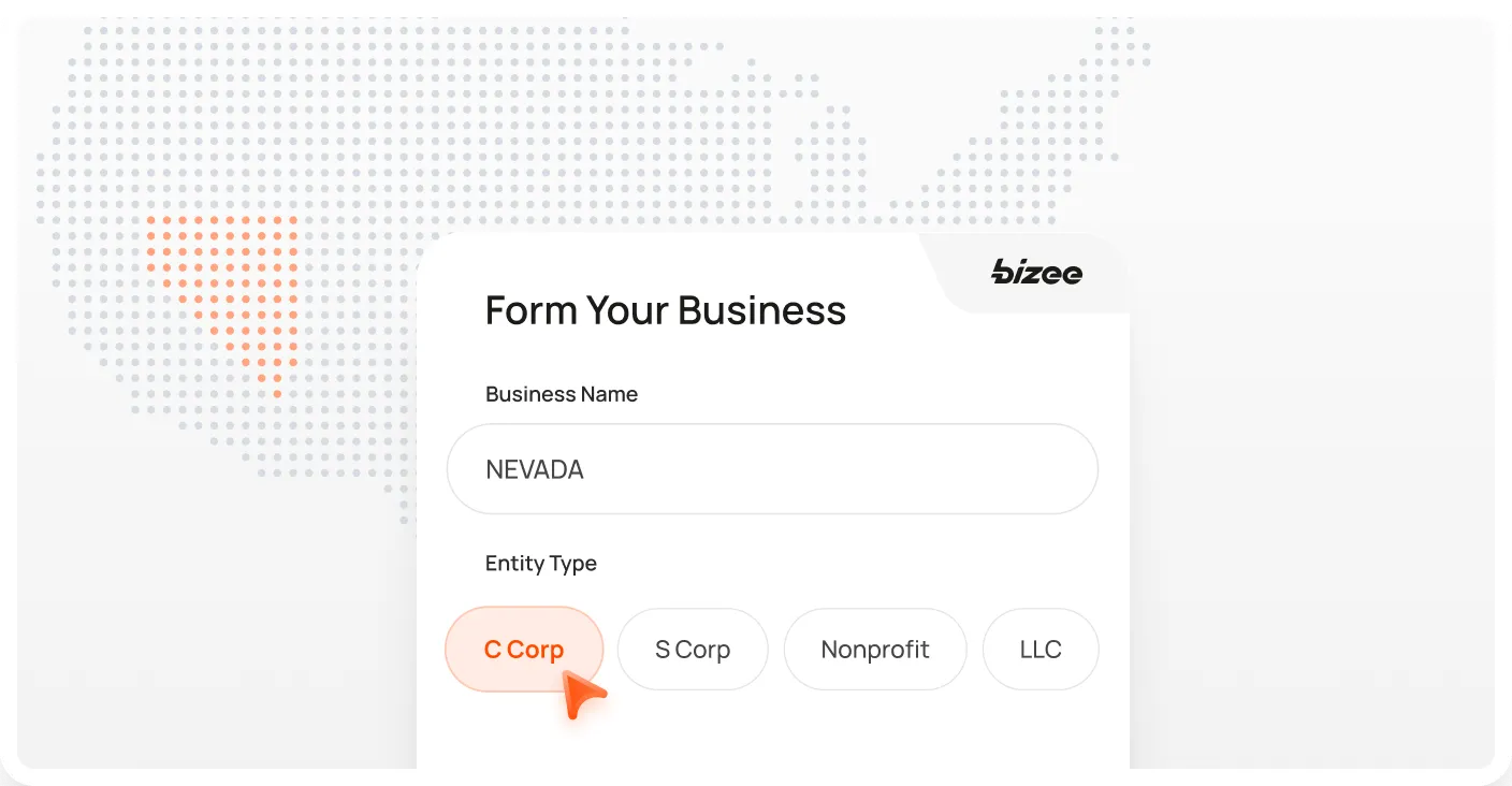Nevada Corp Map