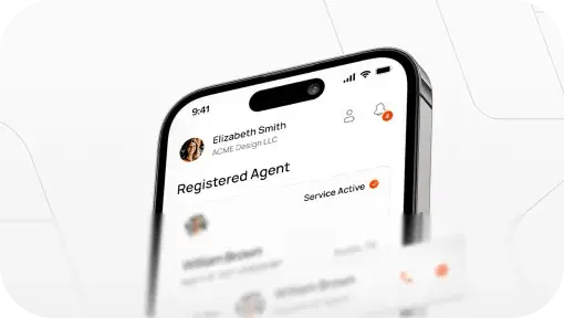 Registered Agent Info Mobile