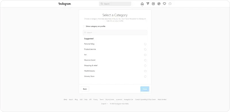 Setup Instagram Account 8