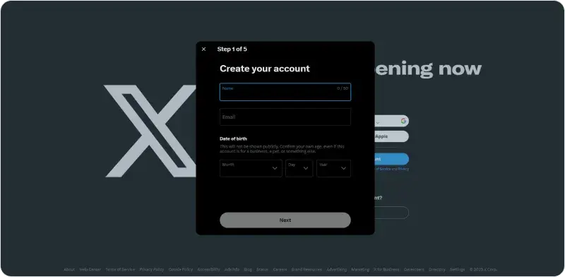 Setup X Twitter Account 2