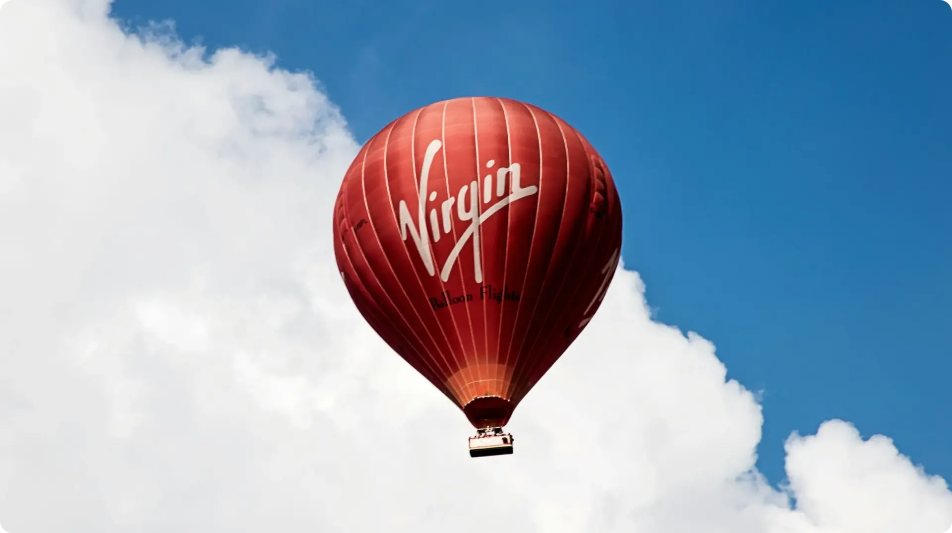 Virgin Hot Air Balloon In The Sky